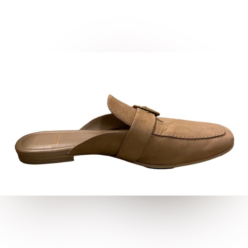 Dolce Vita Santel Taupe Leather Flats Size 8.5 - Picture 5 of 6
